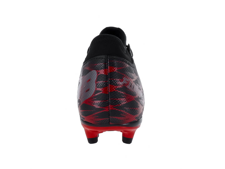 Tenis de Fútbol Furia Negro y Rojo para Niño