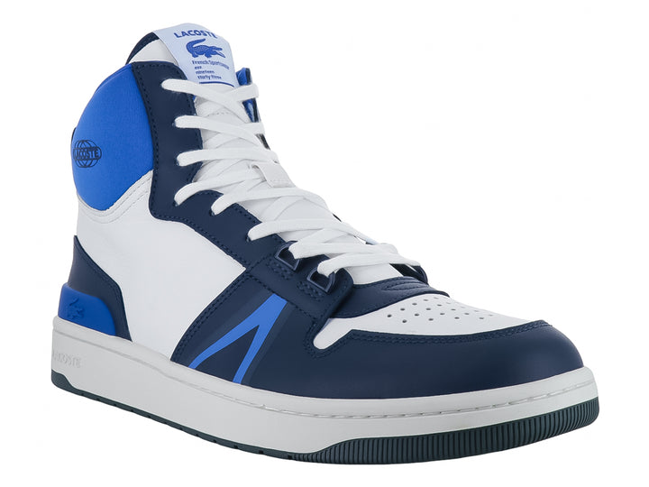 Tenis Lacoste L001 Mid Azul Marino y Blanco para Hombre