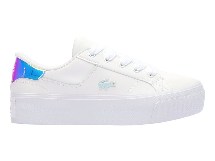 Tenis Lacoste Ziane Platform Blanco y Rosa para Mujer