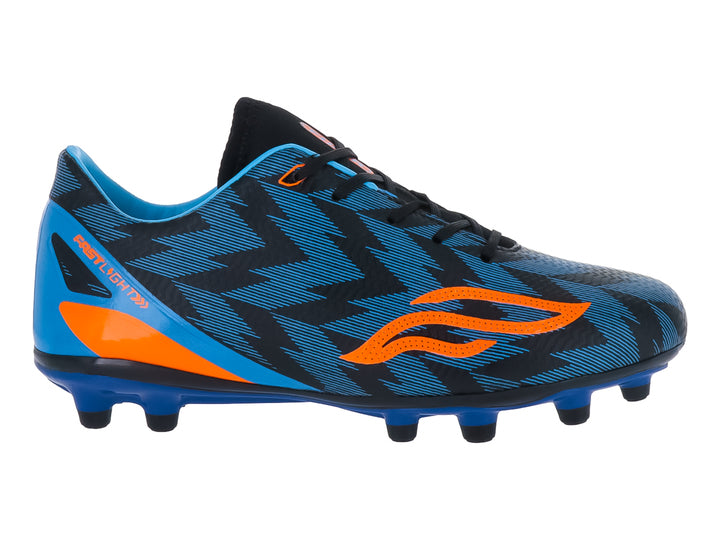 Tenis de Fútbol Furia Azul y Naranja para Niño