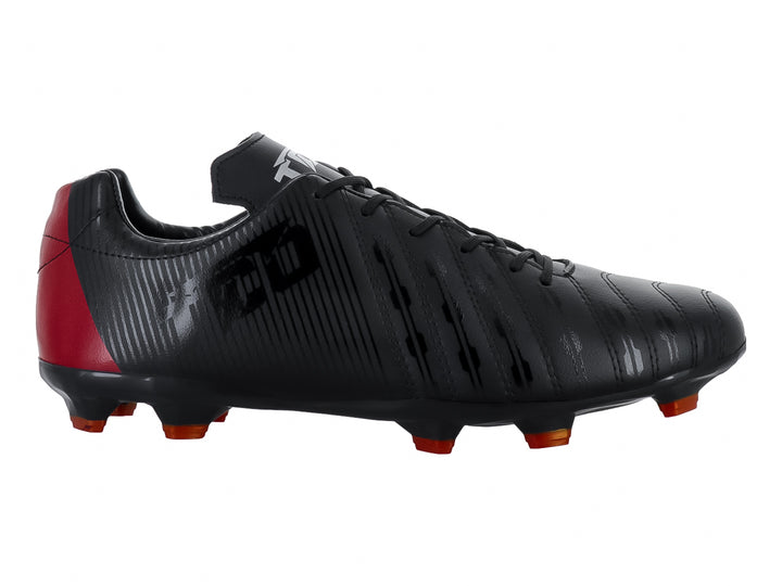Tenis de Fútbol Leon Trucco Negro y Rojo para Hombre