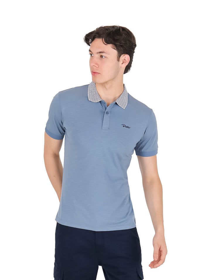 Playera Polo Bratto Color Acero para Hombre