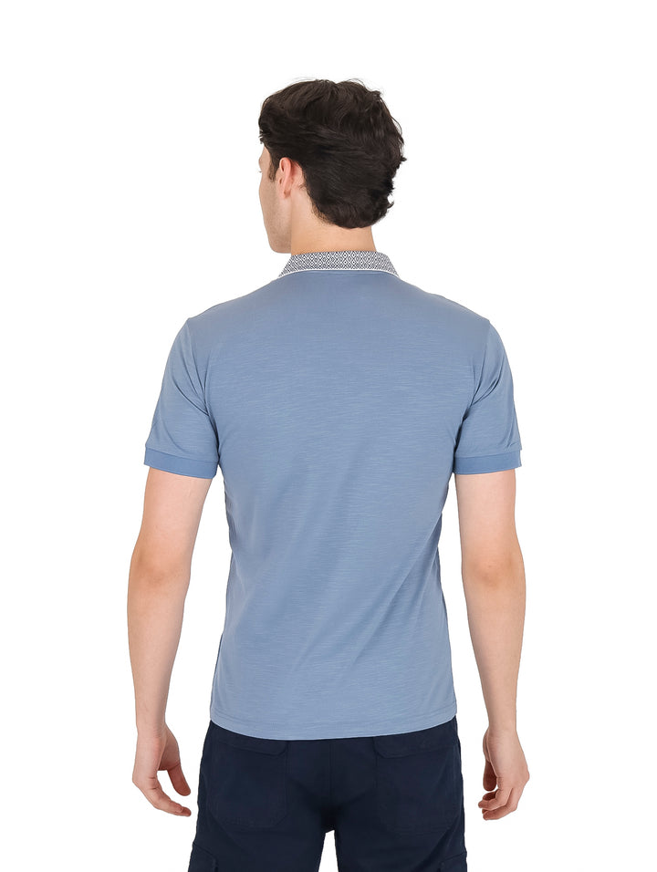 Playera Polo Bratto Color Acero para Hombre