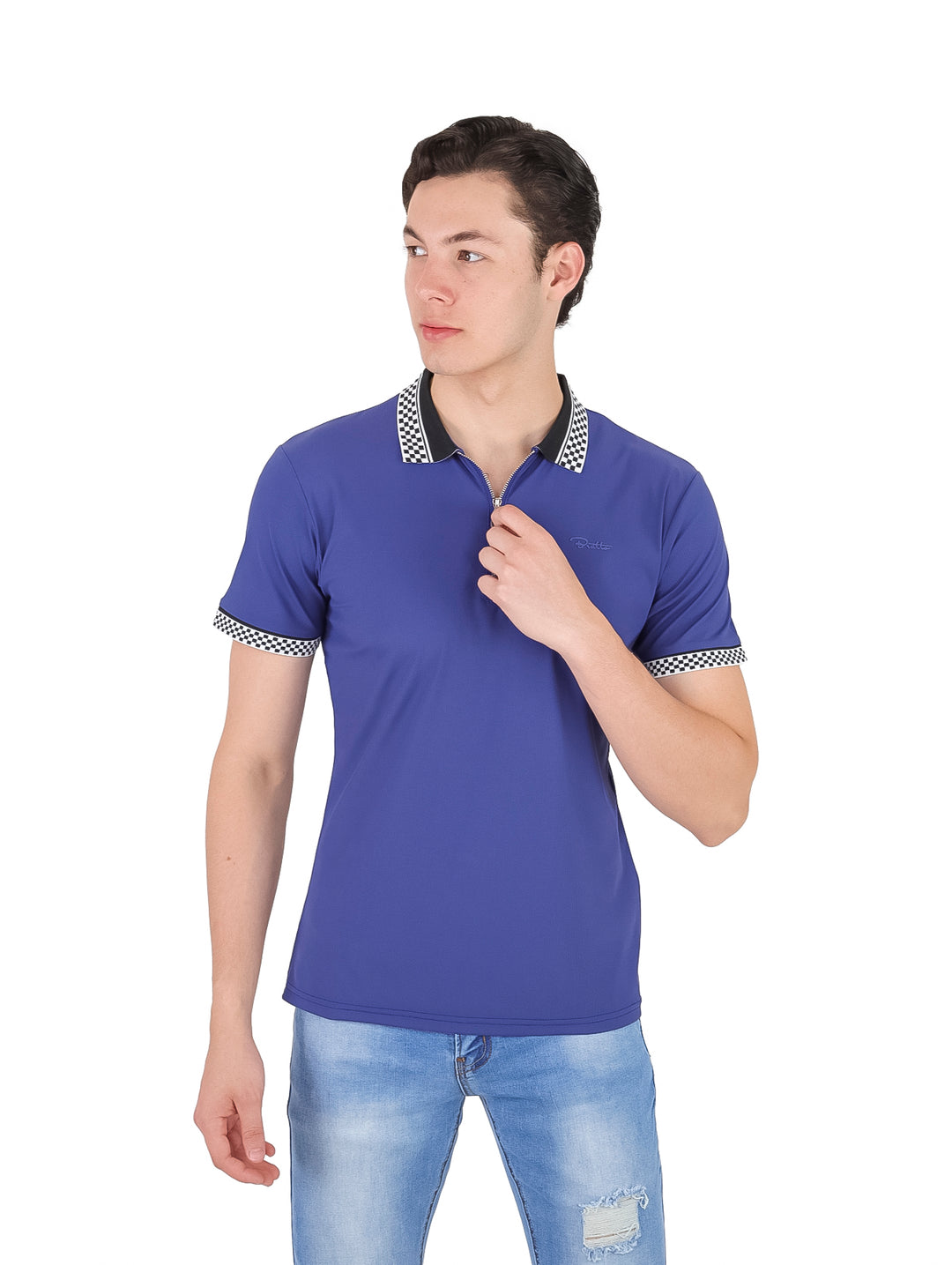 Playera Polo Bratto Azul para Hombre