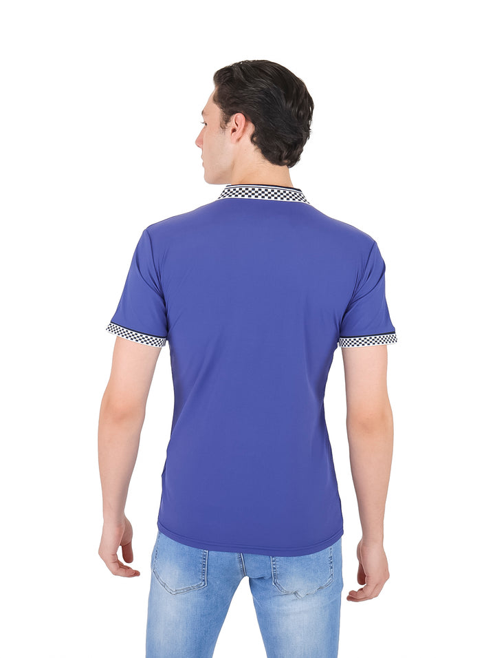 Playera Polo Bratto Azul para Hombre