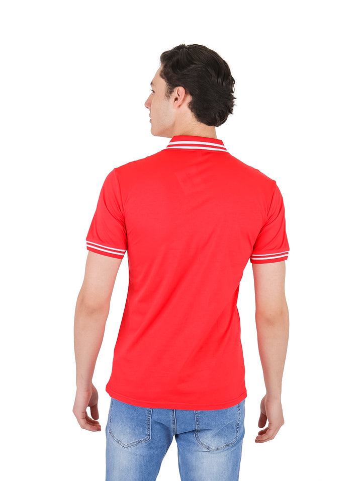 Playera Polo Bratto Color Rojo para Hombre