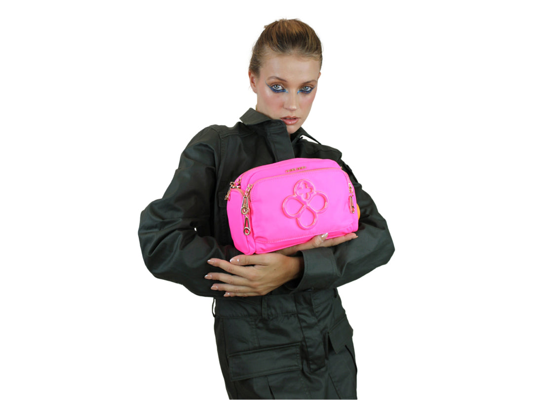 Bolso Bandolera Jaime Ibiza Rosa Neón para Mujer