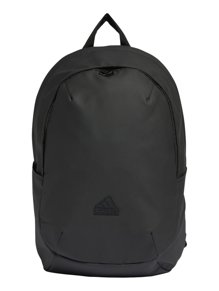 Mochila Adidas Ultramodern de color negro con diseño minimalista y logotipo frontal.