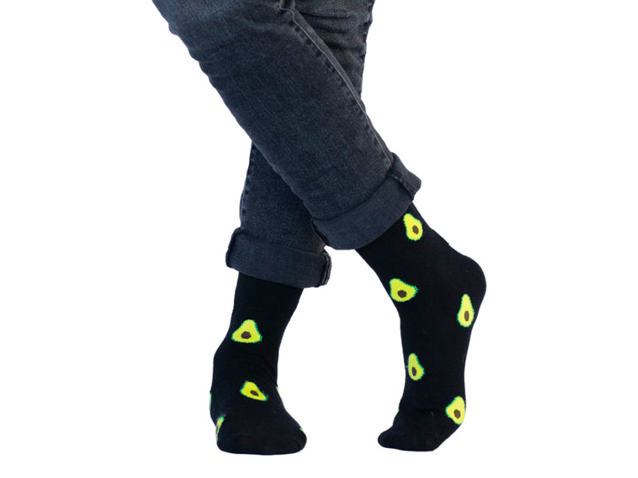 Pack 2 Calcetines Skunk Socks Negro Aguacates para Mujer