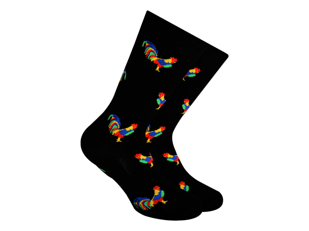 Calcetines Skunk Socks Negro Gallos Pack 2 para Mujer