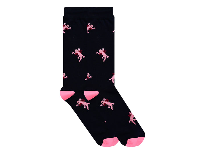 Calcetines Skunk Socks Negro Ajolotes para Mujer