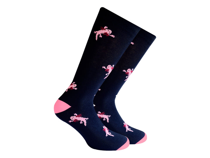 Calcetines Skunk Socks Negro Ajolotes para Mujer