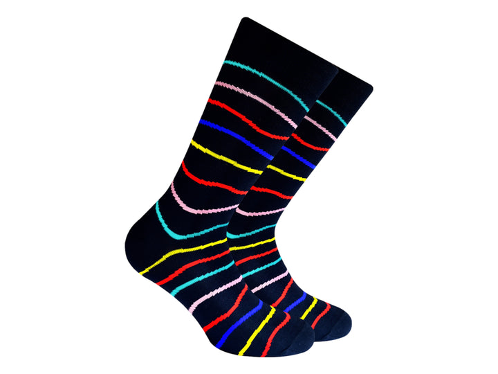 Calcetines Skunk Socks Multicolor de Líneas para Mujer