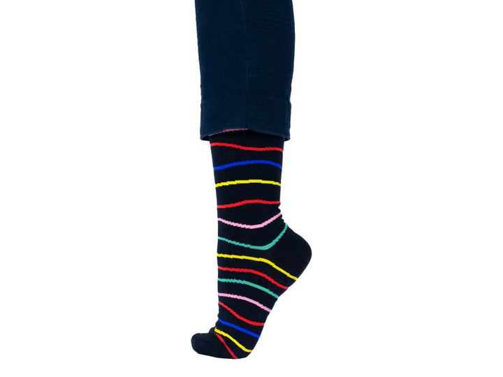 Calcetines Skunk Socks Multicolor de Líneas para Mujer