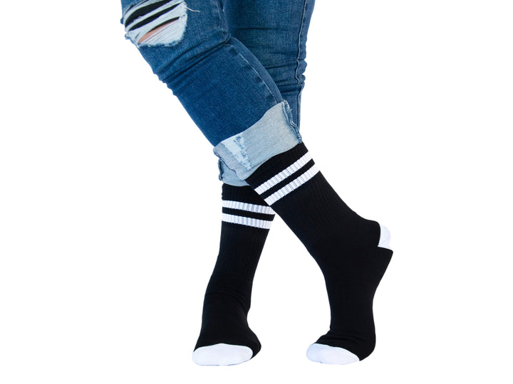 Pack 2 Calcetines Deportivos Skunk Socks Negro para Hombre