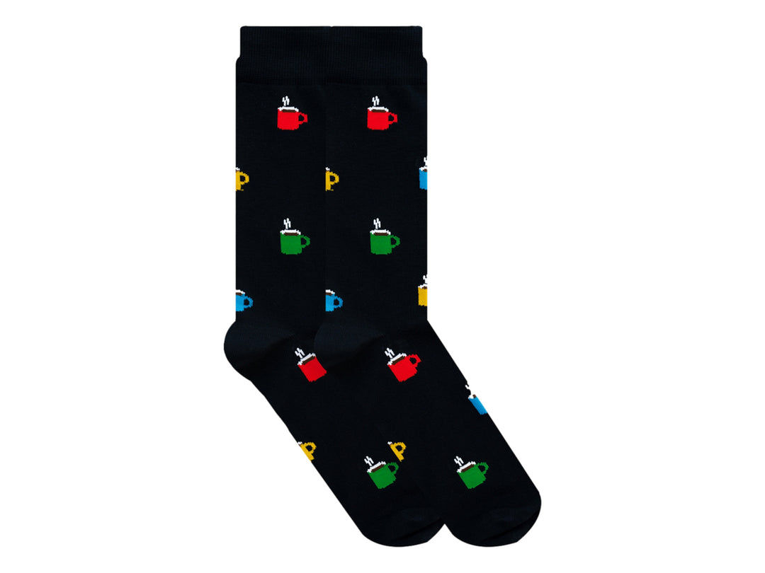 Calcetines Skunk Socks Negro Tazas de Café para Mujer