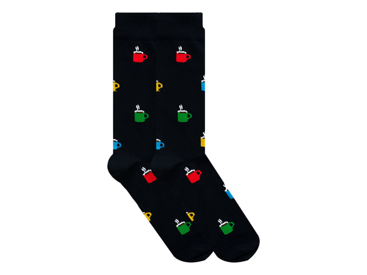 Calcetines Skunk Socks Negro Tazas de Café para Mujer
