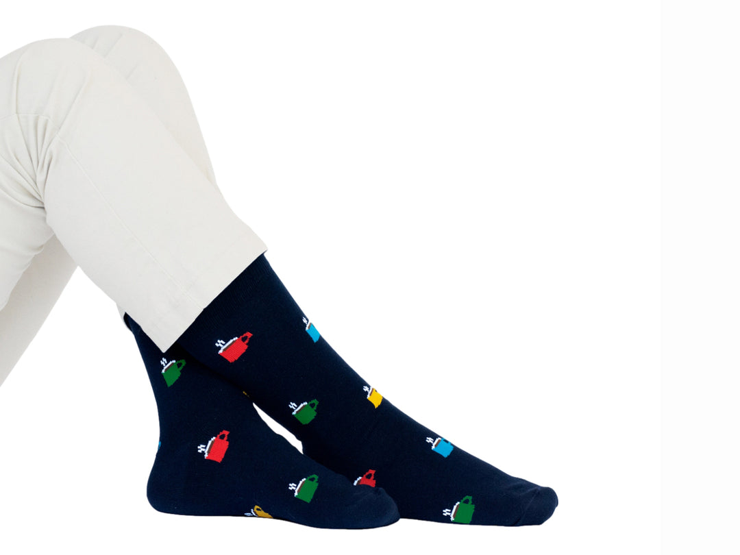 Calcetines Skunk Socks Negro Tazas de Café para Mujer