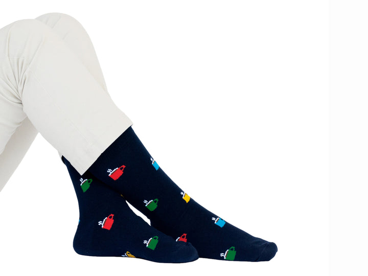 Calcetines Skunk Socks Negro Tazas de Café para Mujer