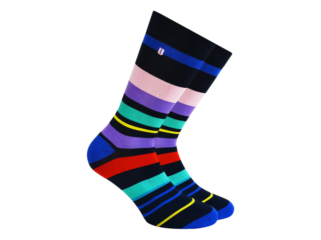 Calcetines Skunk Socks Multicolor de Líneas para Mujer