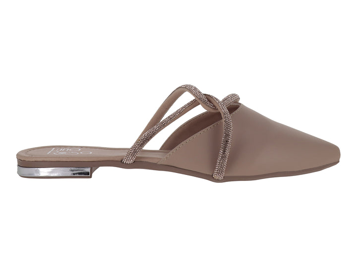Zapatos Mule Luna Rosa Color Maquillaje para Mujer