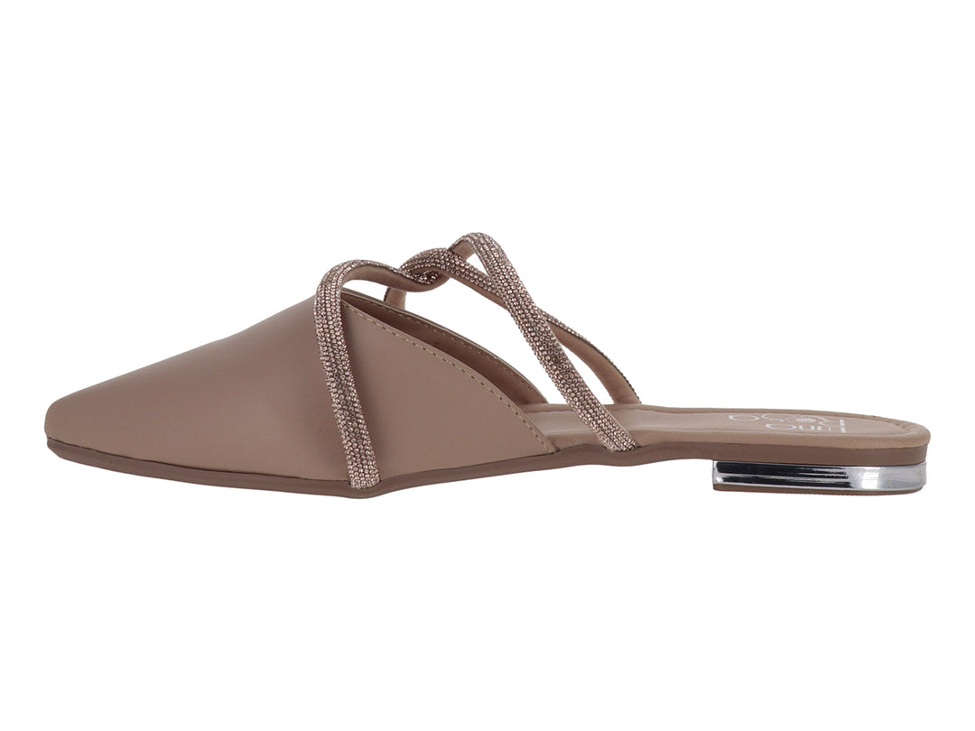 Zapatos Mule Luna Rosa Color Maquillaje para Mujer