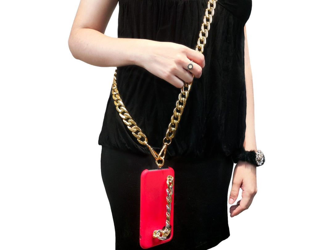Colgante para Celular Twist Side Dorado para Mujer