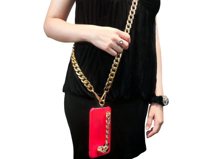Colgante para Celular Twist Side Dorado para Mujer