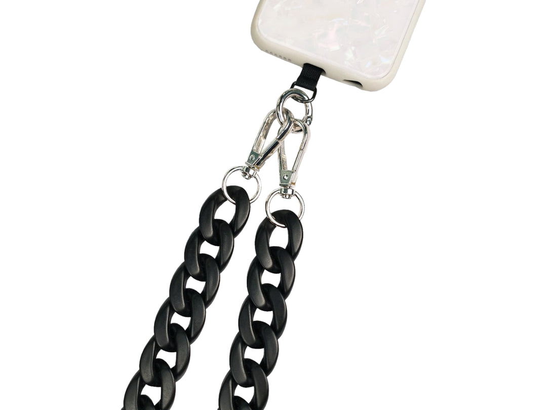 Colgante para Celular Twist Side Negro para Mujer