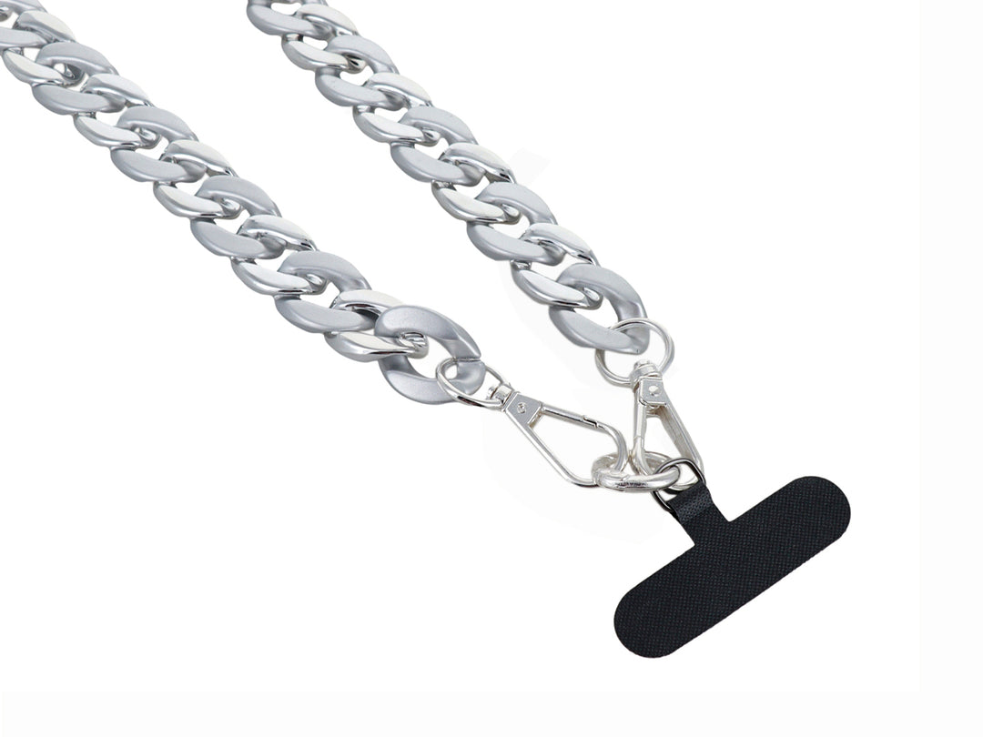 Colgante para Celular Twist Side Plata para Mujer