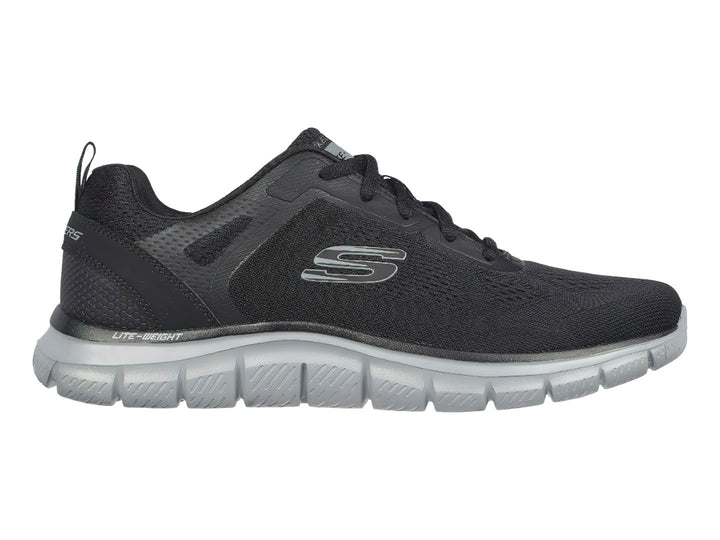 Tenis Skechers Track Negro y Gris para Hombre