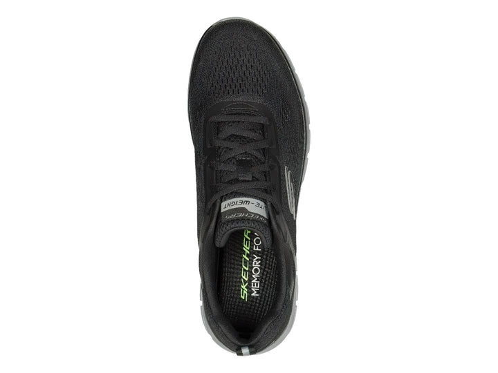 Tenis Skechers Track Negro y Gris para Hombre