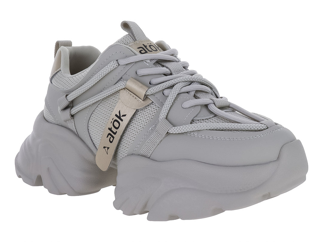 Tenis ATOK Gris para Mujer