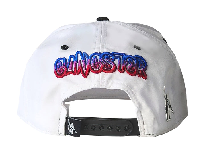 Gorra Snapback Shooter Squad Blanco y Negro para Hombre