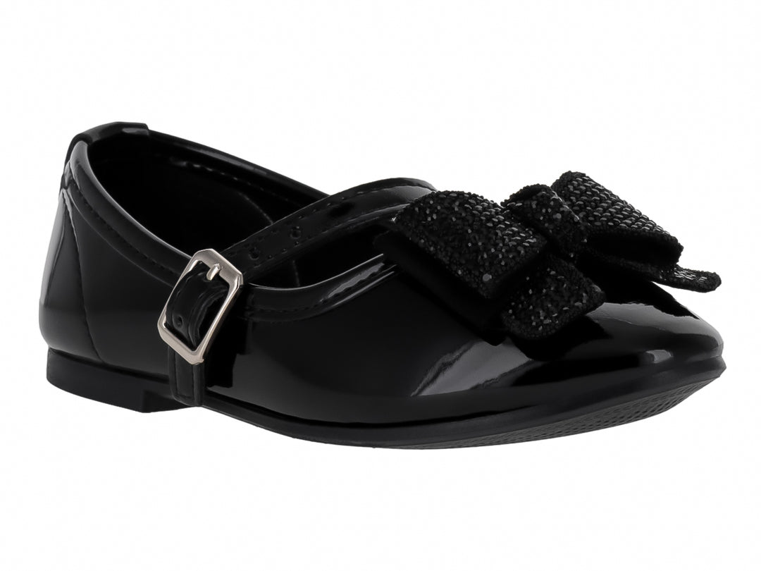 Zapatos Planos 4EVER Charol Negro para Niña