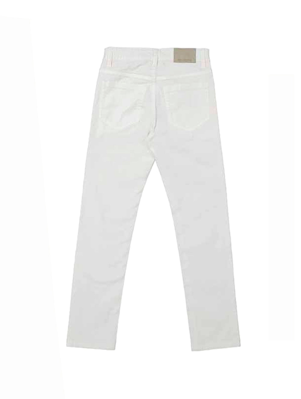 Pantalones vaqueros blancos básicos para niño de la marca Mayoral.