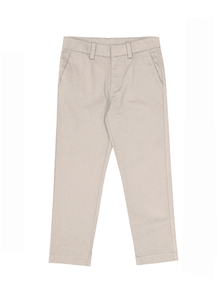 Pantalón slim de color rafia para niños de la marca Mayoral.