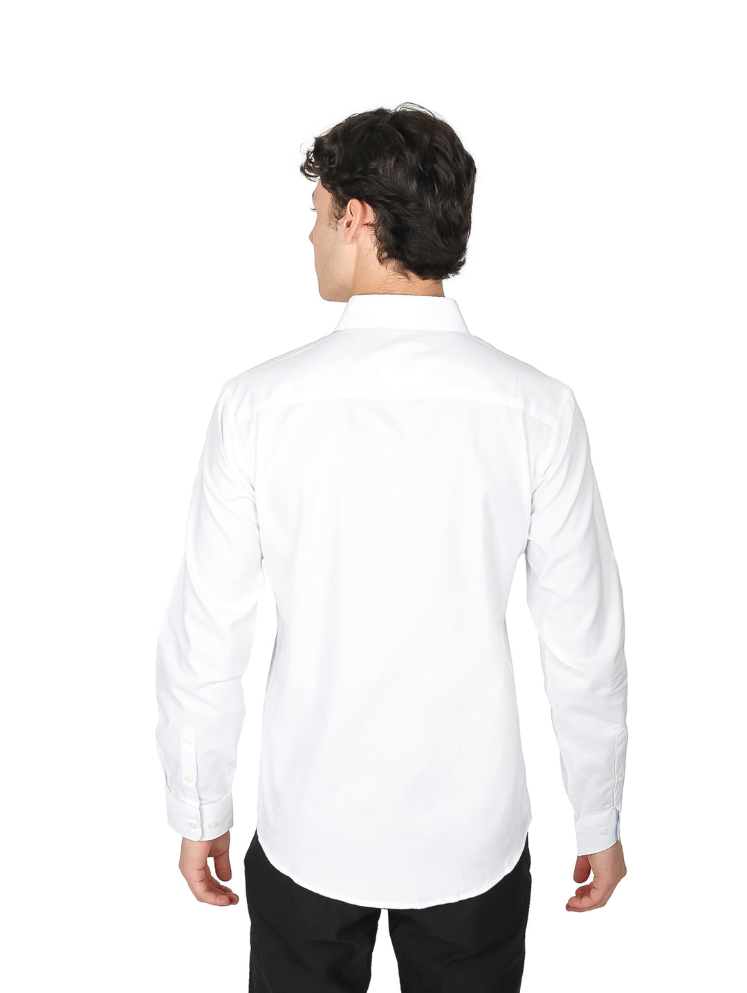 Camisa Manga Larga Jack &amp; Jones Blanca para Hombre