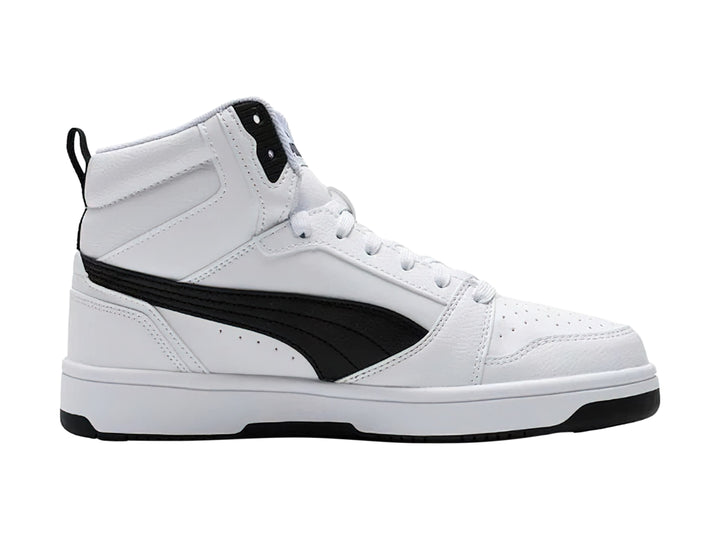Tenis PUMA Rebound V6 Blanco con Negro para Hombre