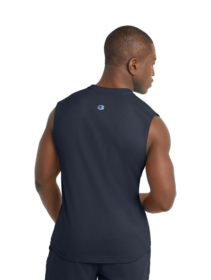 Playera sin Mangas Champion Classic Graphic Navy para Hombre