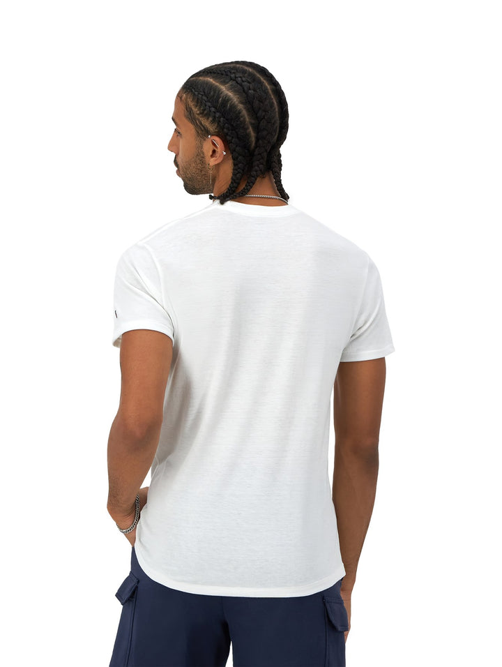 Playera Champion Graphic Powerblend Blanca para Hombre