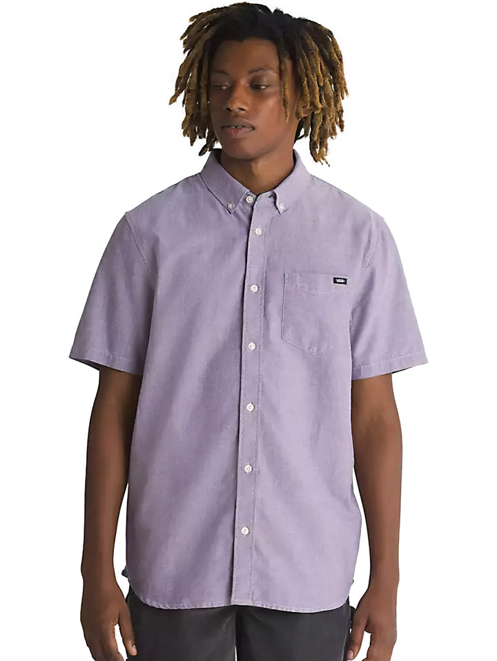 Camisa Vans Manga Corta Blackberry Wine para Hombre