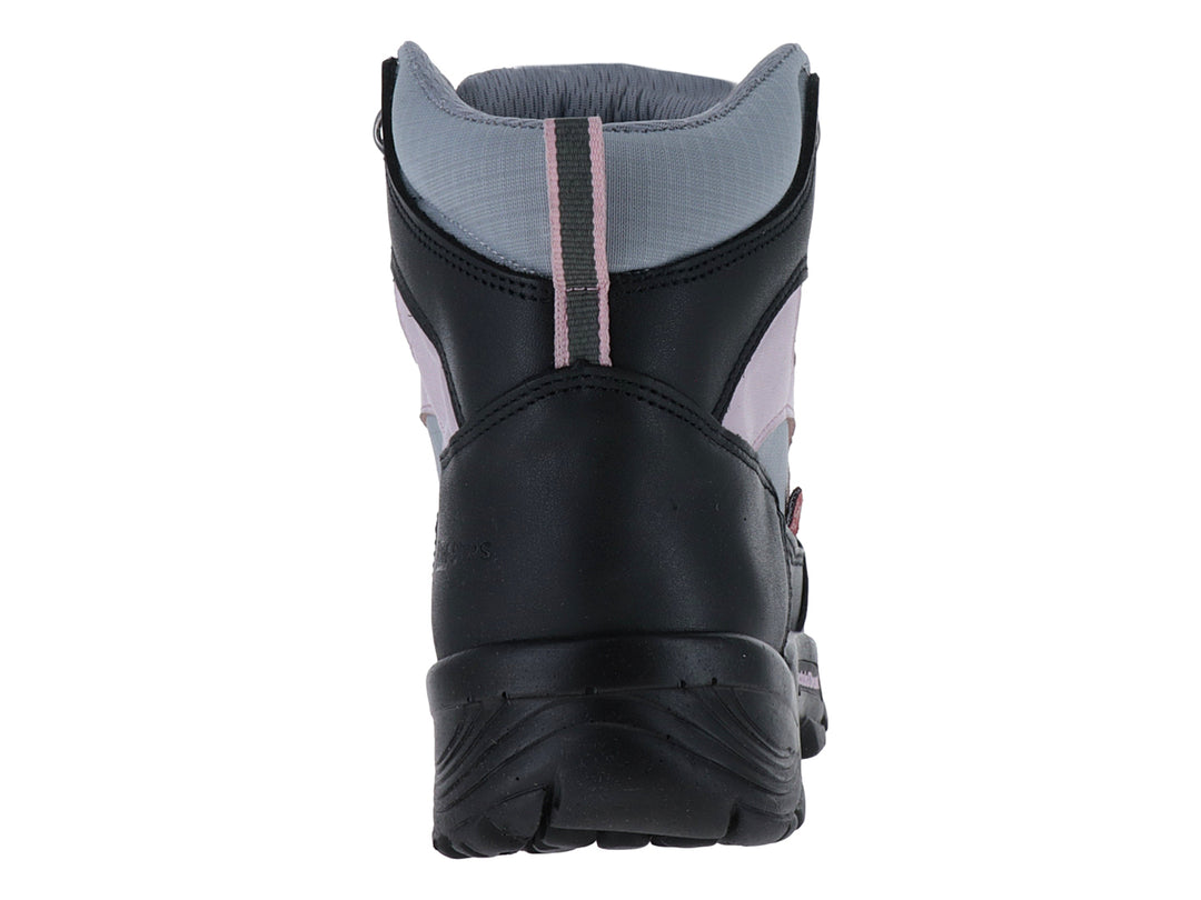Botas deportivas Cactus en colores negro, rosa y gris con suela gruesa y cordones negros.