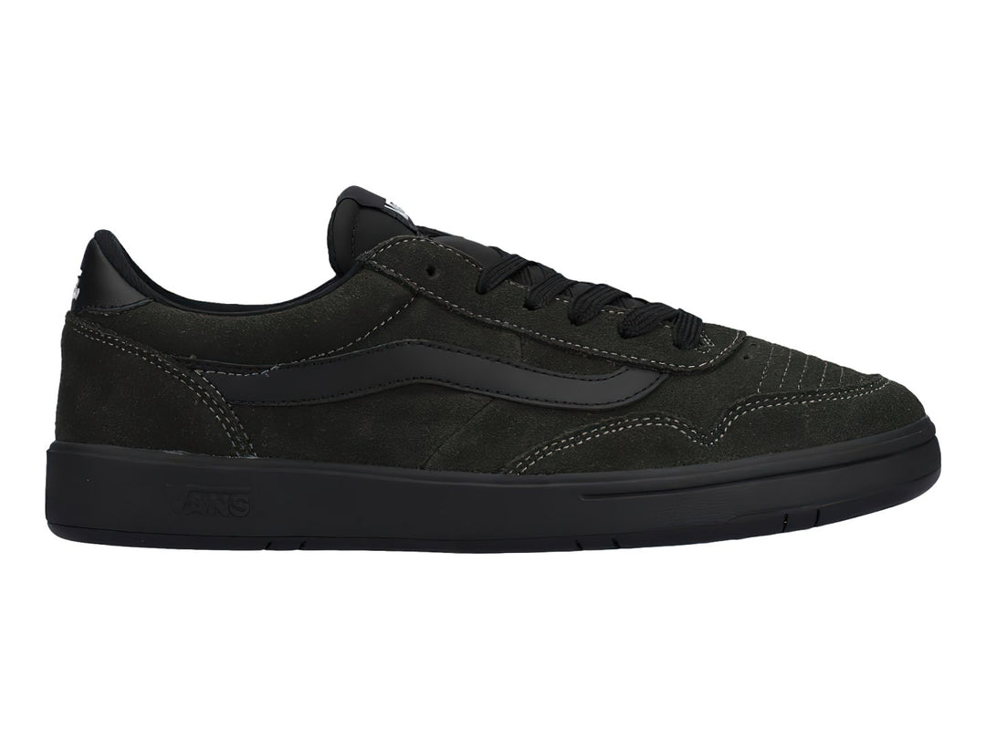 Tenis VANS Cruze Too ComfyCush en color negro, vista lateral sobre fondo blanco.