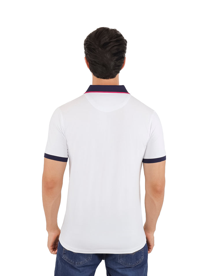 Playera Polo Pavini Blanca para Hombre