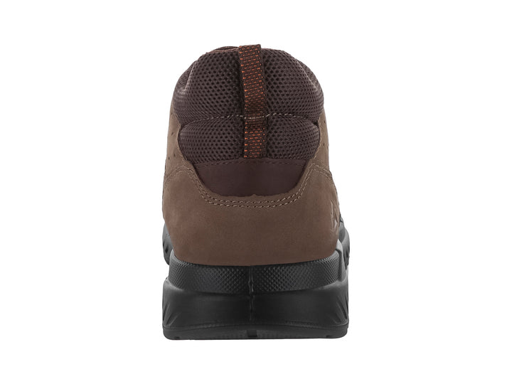 Zapato casual Flexi de cuero color arena con suela negra y cordones.