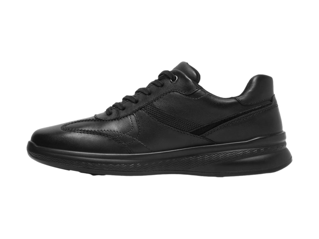 Zapato Flexi Negro de Cuero para Hombre