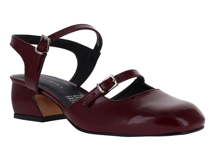 Zapatos de Tacón Via Libera Color Vino para Mujer