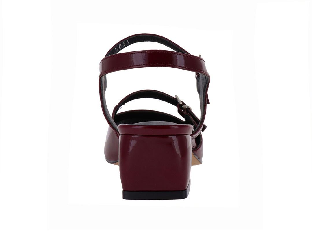 Zapatos de Tacón Via Libera Color Vino para Mujer