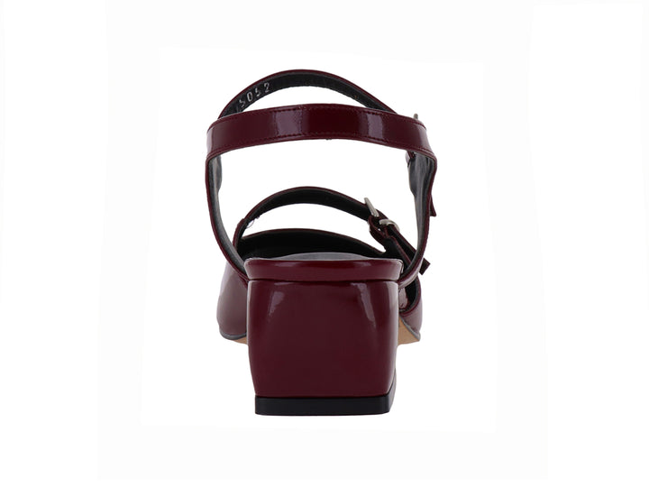 Zapatos de Tacón Via Libera Color Vino para Mujer